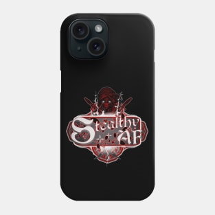 Stealthy AF Red Ninja and Daggers Phone Case