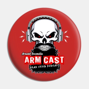 Arm Cast Podcast Pin