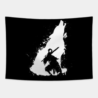 Walker of Abyss (version Silhouette) Tapestry