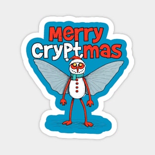 Merry Mothmas? It's Cryptmas! Magnet