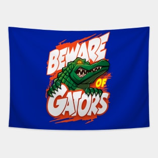 Beware of alligators Tapestry