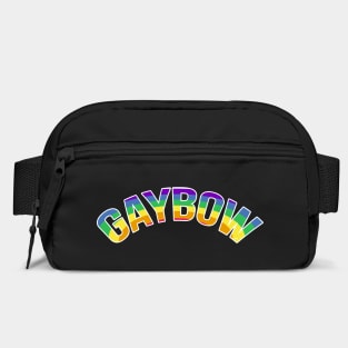 Gaybow Rainbow Word Art Gay Pride t-shirt Shirt Tee Gift Bag