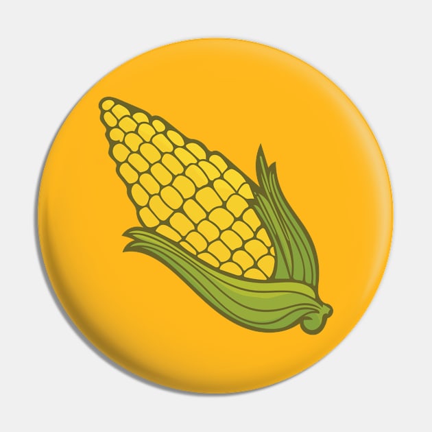 Corn on the Cob Pin by deancoledesign