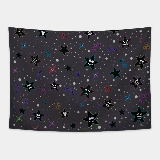 STARS!! Tapestry by Shanzehdesigns