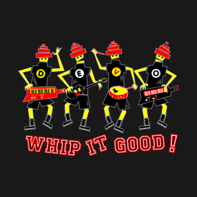 It's A Great Day To Whip Somebody's Devo - whip it good cartoon - Devo - Kids T-Shirt | TeePublic