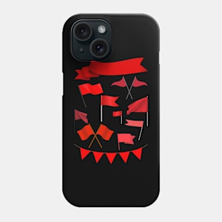 Red Flags Phone Case