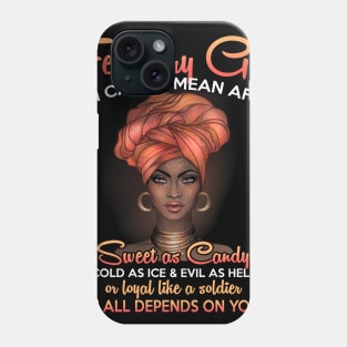 Queens Are Born In February Birthday T-Shirt for Black Women Phone Case