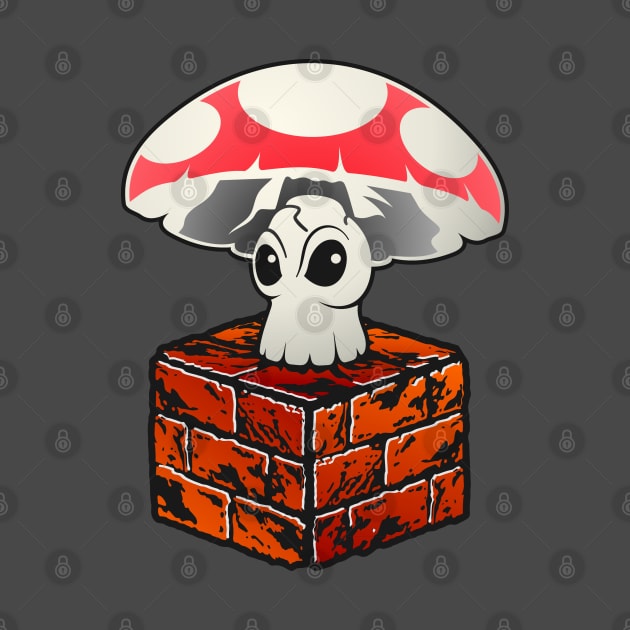 Contemporary Super Mushroom by BuzzArt