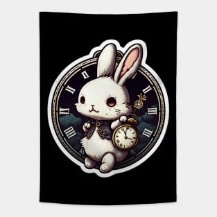 Kawaii White Rabbit II Tapestry