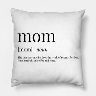 Mom Definition Pillow