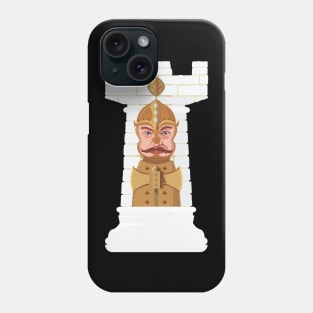 White Chess Rook Phone Case