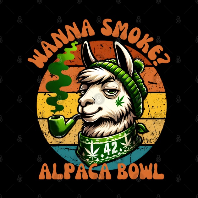 wanna smoke alpaca bowl by FnF.Soldier 