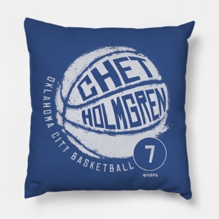 Chet Holmgren Oklahoma City Basketball Pillow