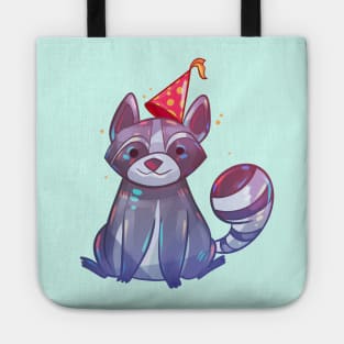 Party Animal Raccoon Tote