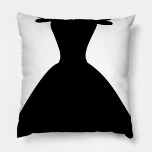 black dress Pillow