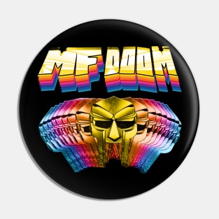 retro mf doom mask Pin