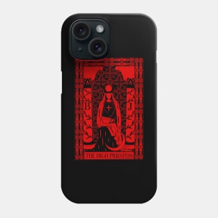 The High Priestess - Crimson Tarot Cards Sunweaver Phone Case