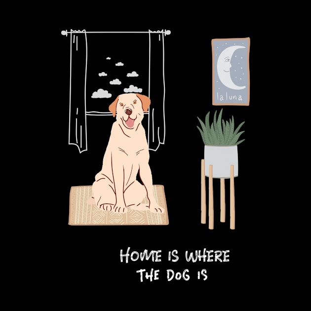 Home is where my dog is by Cectees