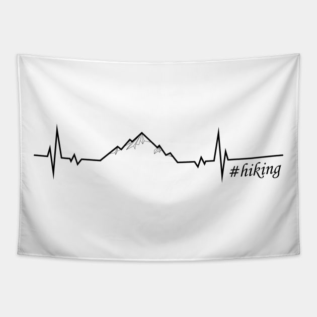 Hiking Heartbeat Tapestry by Food in a Can