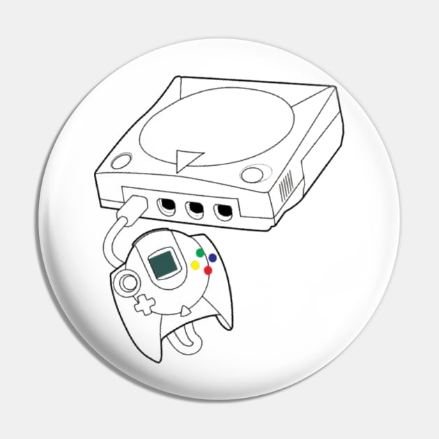 Sega Dreamcast Console Pin by Retrollectors