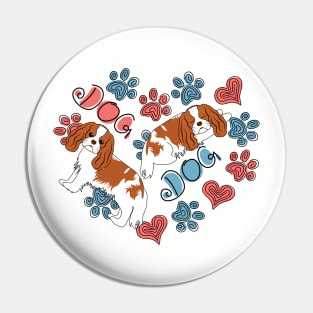 Cavalier King Charles Spaniel Dog Pin