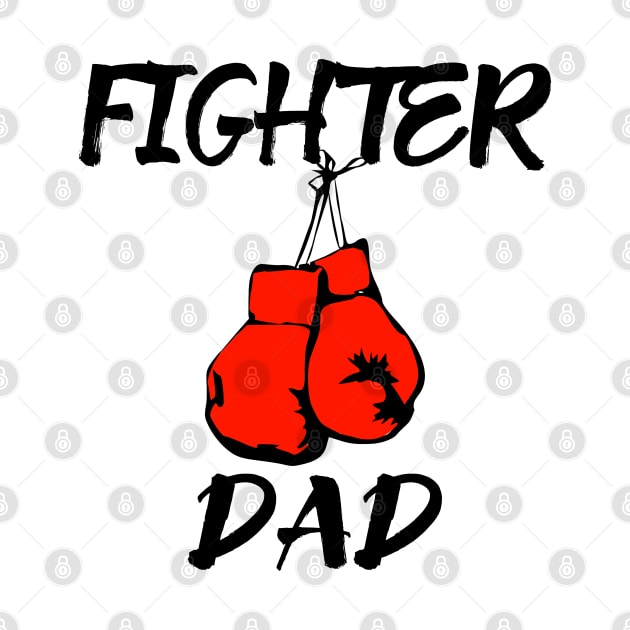 Boxing Fighter Dad by coloringiship