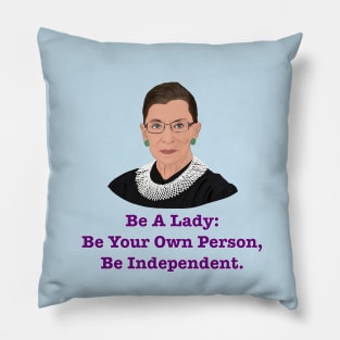 Ruth Bader Ginsburg Pillow