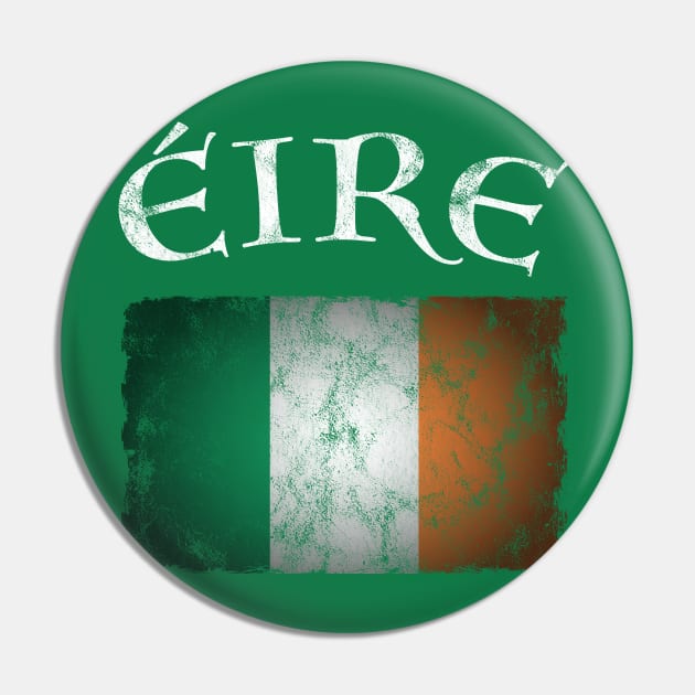 Ireland Eire flag Pin by JeZeDe