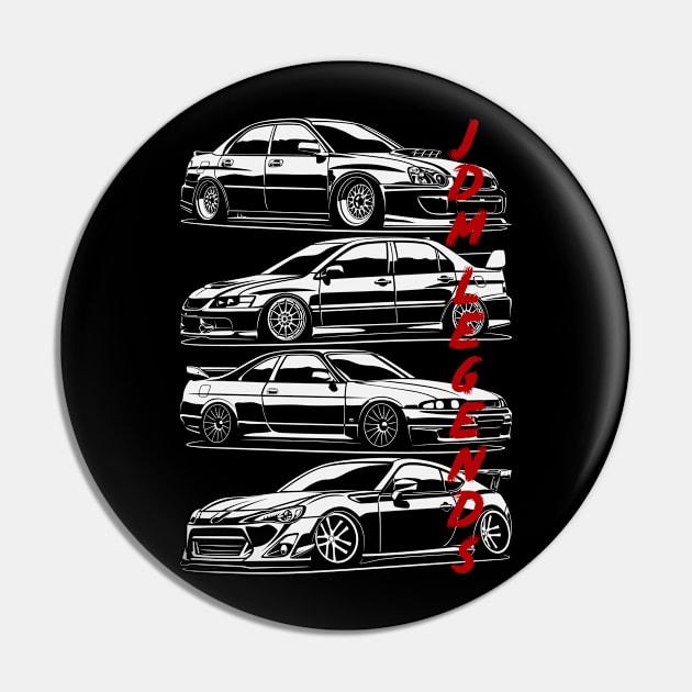 JDM Legends Pin by Markaryan