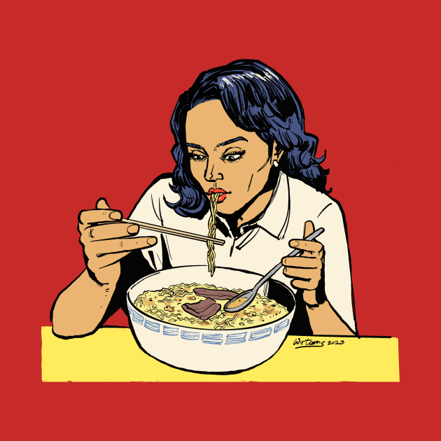 Noodles Girl by wtama