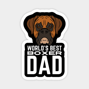 World's Best Boxer Dad Magnet