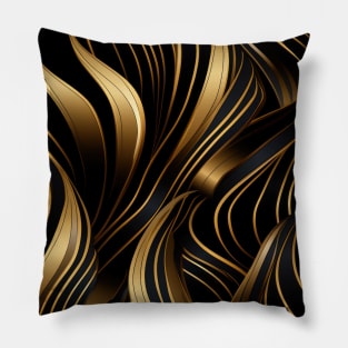 Golden Lattice: Luxurious Linearity in Gold Pillow