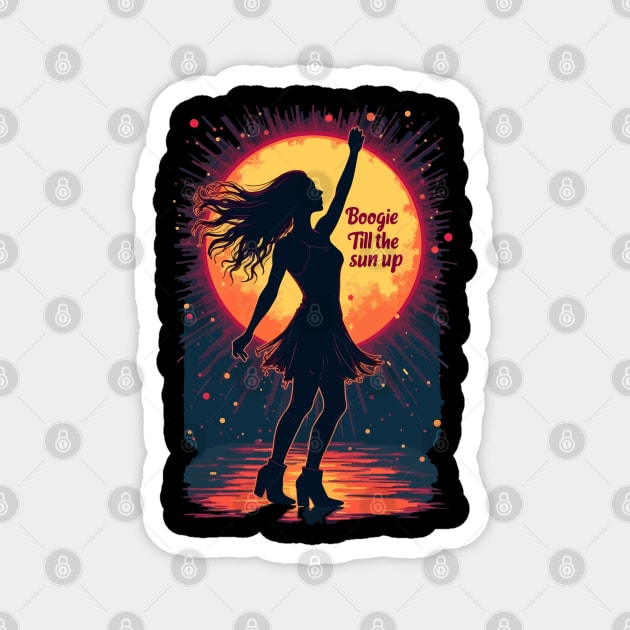 Boogie Till the Sun Up Magnet by Urbanprint