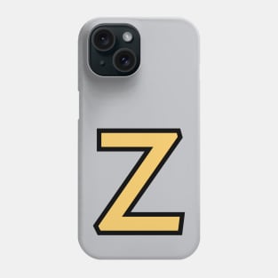 Funky Yellow Letter Z Phone Case