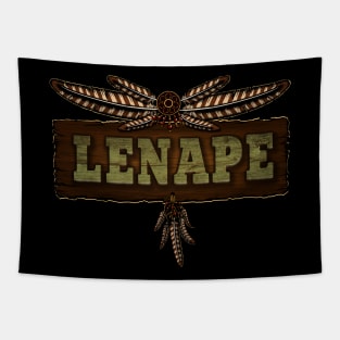 Lenape People Old Board Tapestry