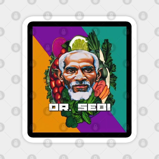 Dr. Sebi (Food Edition) Magnet by BlackOzean