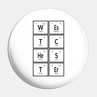 Westchester | Periodic Table Pin