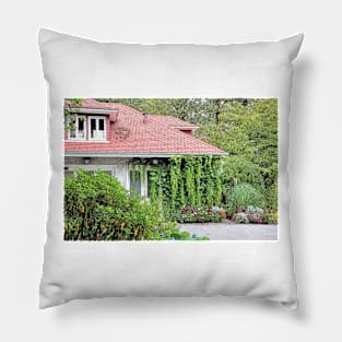 Sketched Garden Pillow