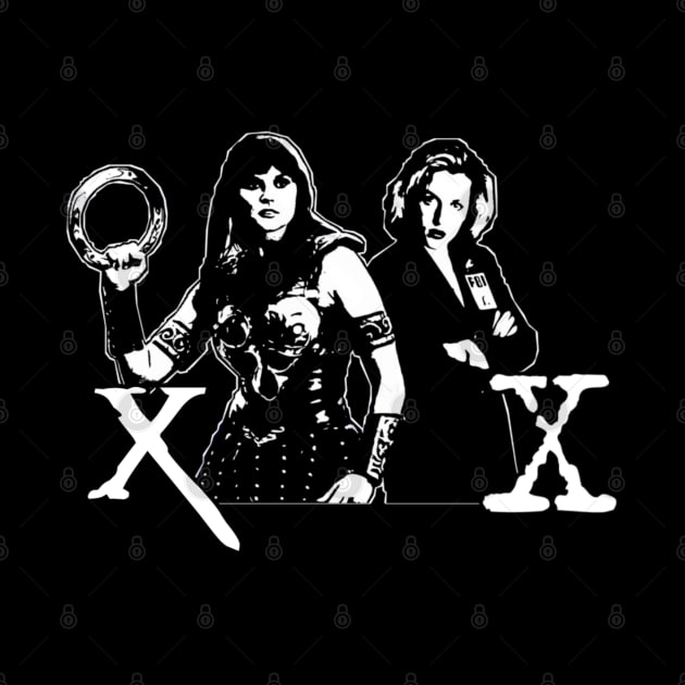 Xena & Scully by CharXena