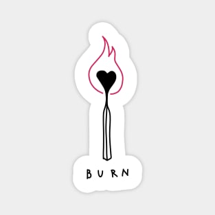 Match Heart Burn Magnet