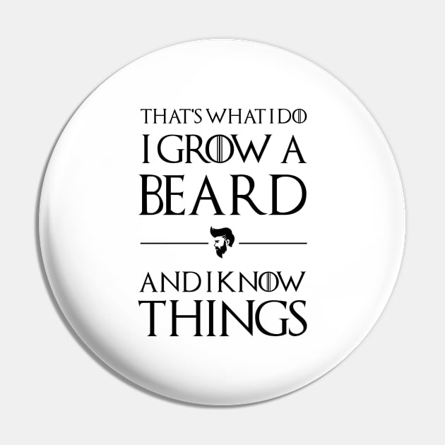 Bearded Man Shirt Pin by RemoteDesign