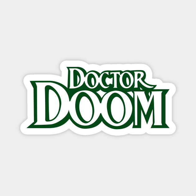 Doom logo Magnet by JamesCMarshall