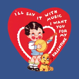 Retro Valentine's Day Heart T-Shirt