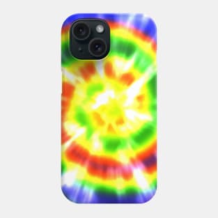 Funky Rainbow Swirl Tie Dye Phone Case