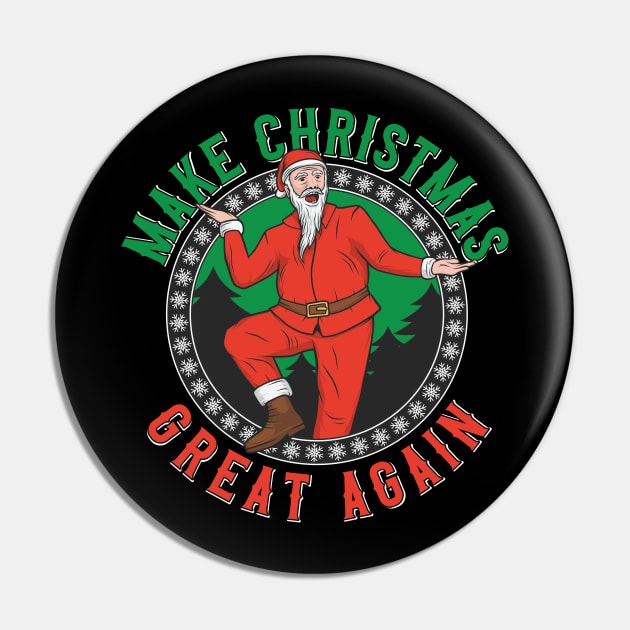 Make Christmas Great Again Pin by animericans