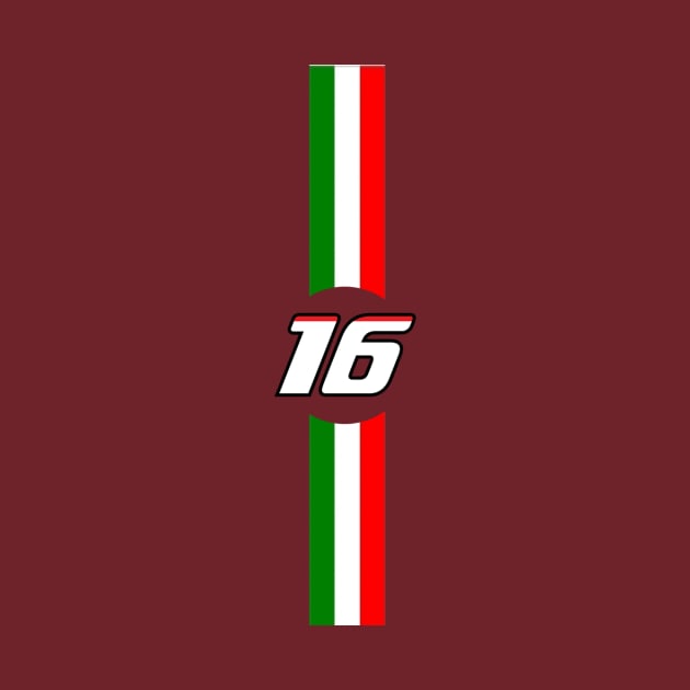 Charles Leclerc Italian Number 16 by Style Unleashed