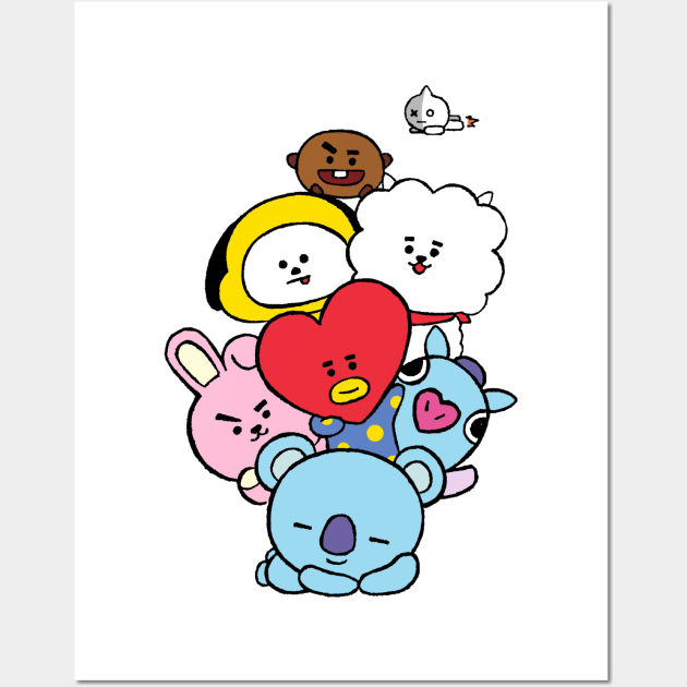 BT21 ALL CHARACTER ARMY
