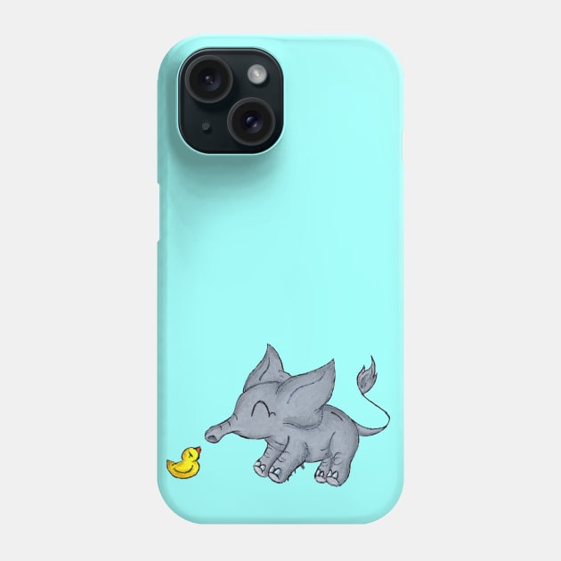 Ducky Buddy Phone Case by KristenOKeefeArt