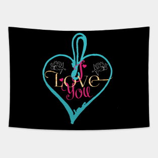 I hope You Know How Much I LOVE You :Happy Valentines Day Tapestry