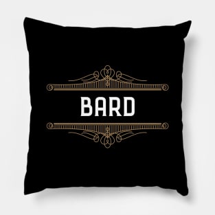 Bard Character Class Roleplaying Addict - Tabletop RPG Vault Pillow